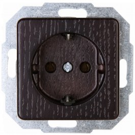Single Power Socket HK02 914839002 16A 250V Wenge Kopp WENGE