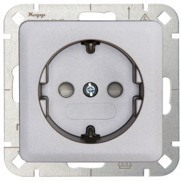 Πρίζα Ρεύματος Μονή HK02 915020004 16A 250V Steel Kopp STEEL