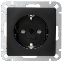 Πρίζα Ρεύματος Μονή HK05 920650004 16A 250V Black Kopp BLACK