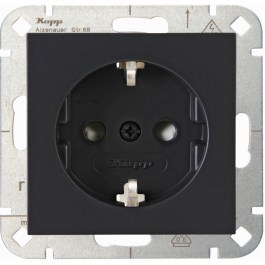Πρίζα Ρεύματος Μονή HK07 940015008 16A 250V Anthracite Kopp ANTHRACITE