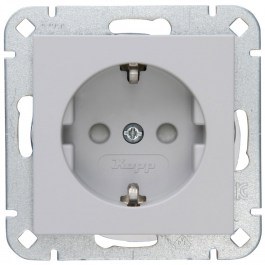 Πρίζα Ρεύματος Μονή HK07 940034000 16A 250V Grey Kopp GREY