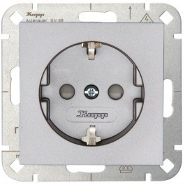 Πρίζα Ρεύματος Μονή HK07 940047001 16A 250V Steel Kopp STEEL