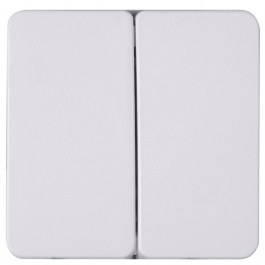 Πλήκτρο Διακόπτη Διπλό HK02 331413003 Arctic White Kopp WHITE