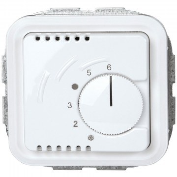 Room Thermostat PARIS 290402010 5°C To +30°C 5(2)AX 250V 1100W Arctic White Kopp