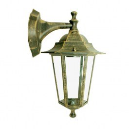 Wall Lamp With Lamp Down HI6022B Gold- Black Aca GOLD-BLACK