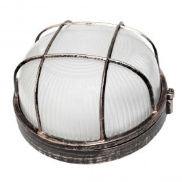 Ceiling - Wall Light HI5011R Ε27 D190 With Grid Rust Aca RUST