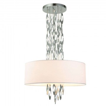 Φωτιστικό Οροφής Cascada EG4205PCH 5xΕ14 Φ60cm 100cm Chrome Aca