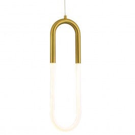 Φωτιστικό Οροφής Venus ZM32LEDP15BR 8W Led 15x2,3x230cm Brass Aca BRASS