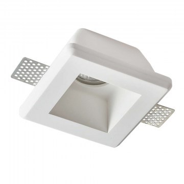 Ceiling Light - Spot Recessed Trimless Zoe G90011C Square GU10 White Aca