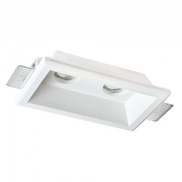 Ceiling Light - Spot Recessed Trimless Ryan G90102C Double 2xGU10 White Aca