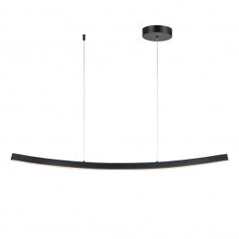 Φωτιστικό Οροφής - Ράγα Naava YL1721LEDPBK 20W Led 102X15X110cm Black Aca BLACK