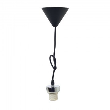 Φωτιστικό Οροφής Ανάρτηση 2800BB E27 Black Aca