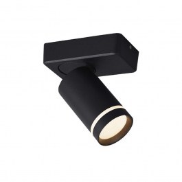 Φωτιστικό Οροφής - Σποτ Divino RA3631SBK 1xGU10 12x7x13,5cm Black Aca BLACK