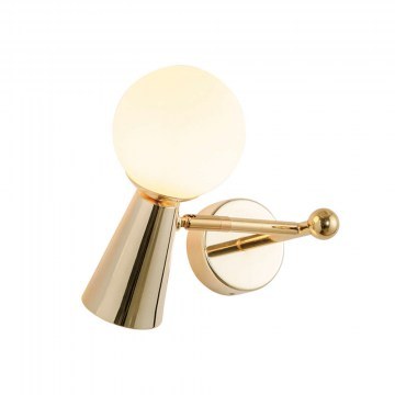 Wall Lamp Kimolos OD94201WG 1xG9+1xGU10 22Χ20Χ17cm Gold-White Aca