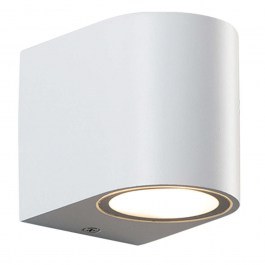 Wall Lamp - Sconce LG2201GU10W 6,8x8,1cm 1xGU10 35W IP65 White Aca WHITE