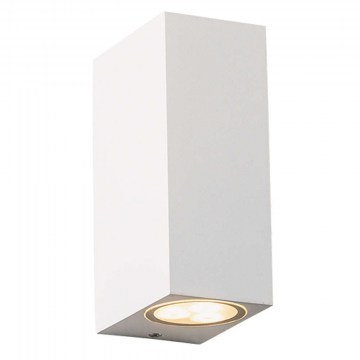 Wall Lamp - Sconce LG2204GU10W 6,8x15cm 2xGU10 35W IP65 White Aca