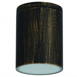 Ceiling Lamp - Spot LG2301GU10GB D9x11cm 1xGU10 35W IP65 Black-Gold Aca BLACK-GOLD