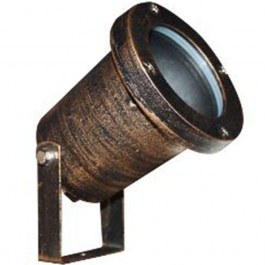 Φωτιστικό Δαπέδου Εξωτερικού Χώρου BT9013GBR Φ9,2cm 1xGU10 IP65 Black-Bronze Aca BLACK-BRONZE