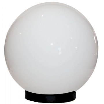 Outdoor Floor Lamp Ball AC.3534 D40cm 1xE27 IP45 White-Black Aca