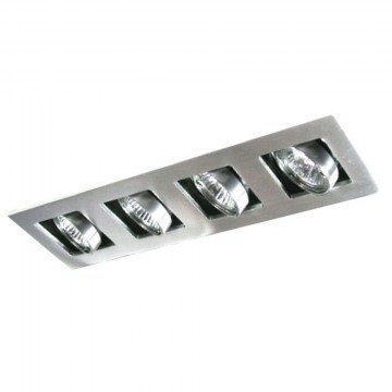 Ceiling Lamp - Spot BS3604 38,5x10cm 4xGU10 IP20 Silver Aca