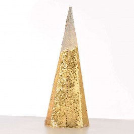 Decorative Tree Led X1135118 D27,5x90CM With Batteries White-Gold Aca WHITE-GOLD