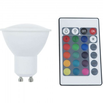 Lamp Led Smart GU105RGBWN GU10 5W RGB/3000K 400lm White Aca