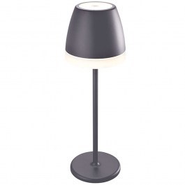 Rechargeable Table Lamp Adria LG2193G-400 D11x38cm Dim Led 150lm 2W 3000K Grey Aca GREY