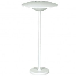 Rechargeable Table Lamp LG2441W-400 D19x38cm Led 260lm 2W 3000K White Aca WHITE