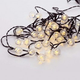 Solar Christmas Lights Series 30 Led Warm X043014232 435+200cm 1,5W With Batteries Clear Aca CLEAR