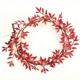 Christmas Lights Series Garland 20 Mini Led X07201144 150+30cm 1,2W With Batteries Red Aca RED