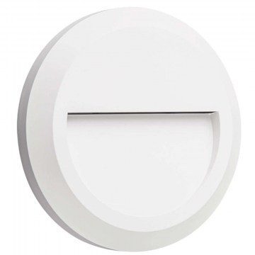 Wall Lamp - Sconce SLIM02NW D15x2,7cm Led 100lm 1,5W 3000K White Aca