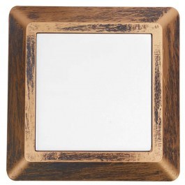 Φωτιστικό Τοίχου - Απλίκα SLIM51NR 12,5x2,7x12,5cm Led 270lm 4W 3000K Rust Aca RUST