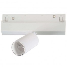 Σποτ Μαγνητικής Ράγας Μini HUBEM630W Φ3x6cm Led 600lm 6W 3000K White Aca WHITE