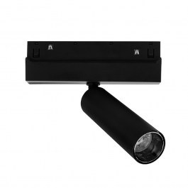 Σποτ Μαγνητικής Ράγας Μini HUBEM830B Φ3x11cm Led 800lm 8W 3000K Black Aca BLACK