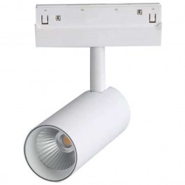 Σποτ Μαγνητικής Ράγας HUBE740W Φ5x9cm Led 600lm 7W 4000K White Aca WHITE