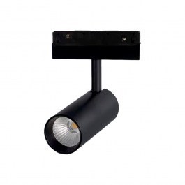 Σποτ Μαγνητικής Ράγας HUBE2040B 6x14,5cm Led 1450lm 20W 4000K Black Aca BLACK