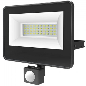 Led Projector With Sensor V3040S 15,6x5,6x20,2cm Led 3100lm 30W 4000K Black Aca