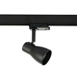 Σποτ Ράγας 4 Καλωδίων TS67GU4CB 9,3x5,7x14,5cm 1xGu10 Black Aca BLACK