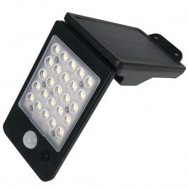 Solar Wall Lamp With Sensor ELISA2B 8x14,1cm Led 200lm 2W 4000K Black Aca BLACK