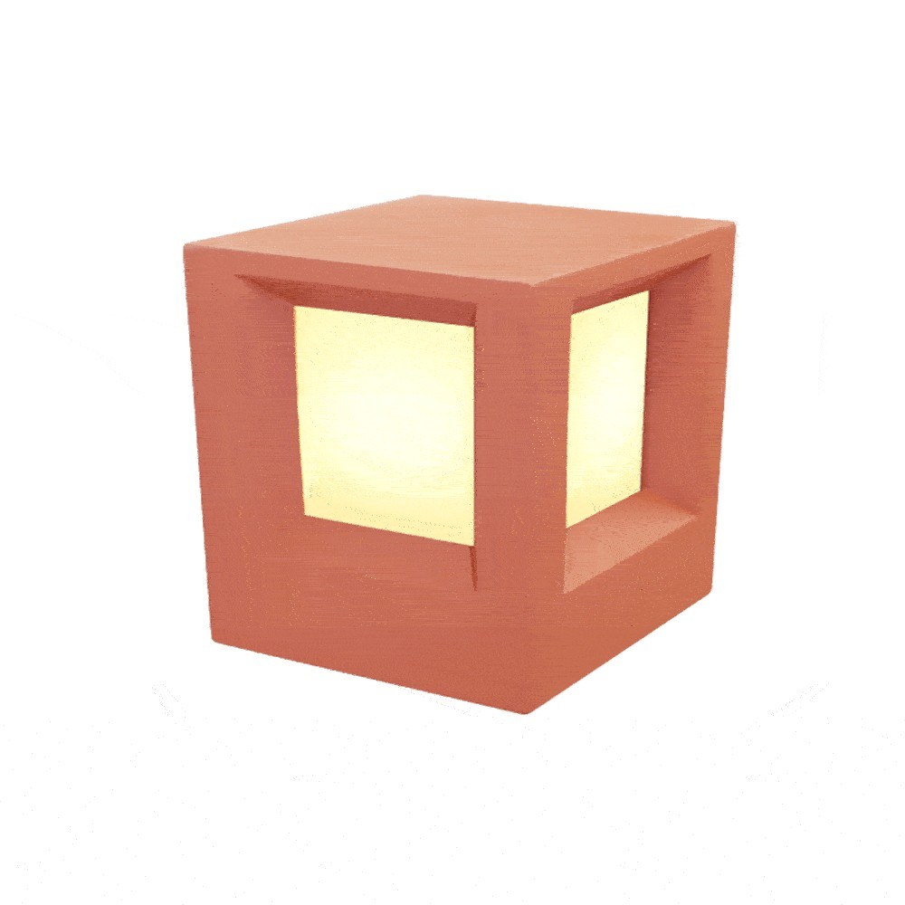 Φωτιστικό Κήπου MK041TC-200 20cm Ε27 7W IP65 Terracotta Aca