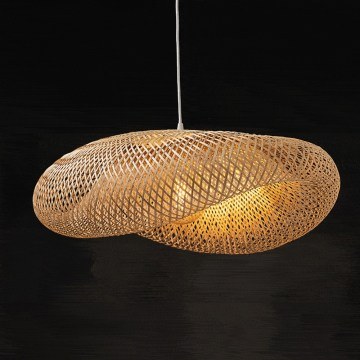Ceiling Light HX1303P 76x56x22cm 1xΕ27 Natural Aca