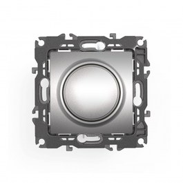 Dimmer Χωνευτό Led TRIAC 1000115403 800VA 250VAC IP20 Matte Silver Aca SILVER