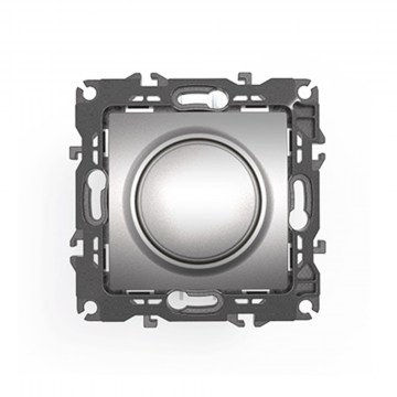 Dimmer Χωνευτό Led TRIAC 1000115403 800VA 250VAC IP20 Matte Silver Aca
