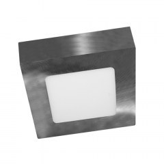 Πάνελ Χωνευτό Niki Led Slim NIKI860SNM 12x12x4cm 8W 6000K Nickel Aca