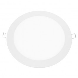 Πάνελ Χωνευτό Penu Led PENU1865RW Φ22cm 18W 6500K White Aca WHITE