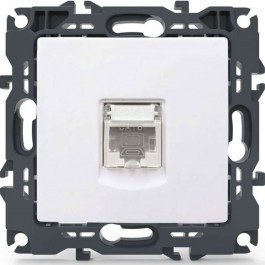 Πρίζα Δικτύου Χωνευτή Prime 1000113201 1xRJ45 CAT6 UTP White Aca WHITE