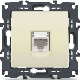 Πρίζα Δικτύου Χωνευτή Prime 1000113202 1xRJ45 CAT6 UTP Ivory Aca IVORY