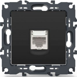 Πρίζα Δικτύου Χωνευτή Prime 1000113205 1xRJ45 CAT6 UTP Anthracite Aca ANTHRACITE