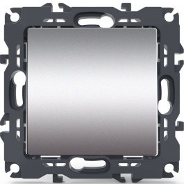 Wall Switch For Lighting Control Aller Retour Recessed Prime 1000110103 10AX 250VAC Aluminium Aca ALUMINIUM