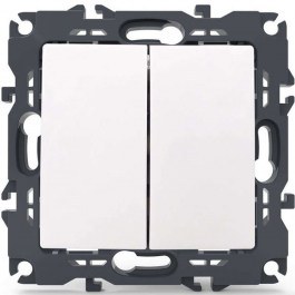 Wall Switch For Lighting Control Aller Retour Recessed Prime 1000110301 10AX 250VAC White Aca WHITE